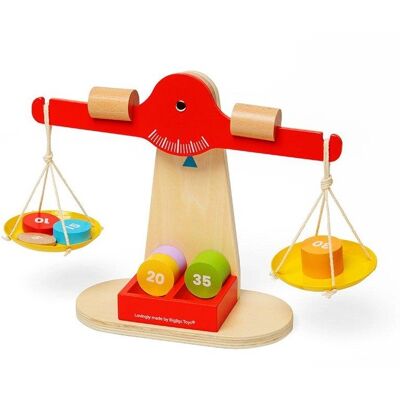 BigJigs Toys Balance avec poids d'équilibrage - Bigjigs - Publicité BigJigs Toys Balance avec poids d'équilibrage - Bigjigs - Publicité