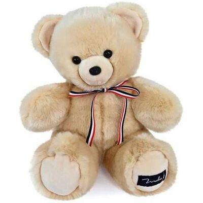 Peluche L'Ours Champagne 35 cm - Maïlou Tradition - Publicité Peluche L'Ours Champagne 35 cm - Maïlou Tradition - Publicité