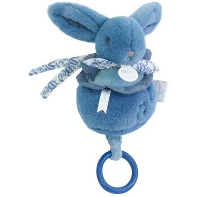 Boite à musique lapin 20 cm Bleu : Lapin DOUDOU - Doudou et compagnie - Publicité Boite à musique lapin 20 cm Bleu : Lapin DOUDOU - Doudou et compagnie - Publicité