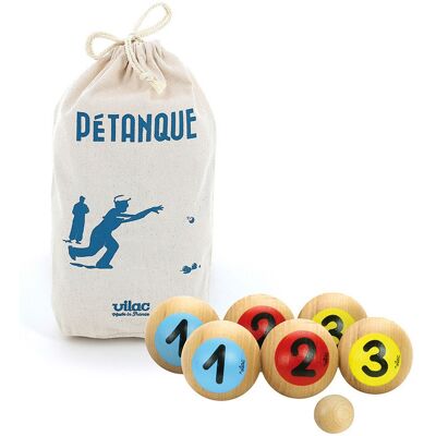 Jeu de pétanque 1, 2, 3 - Vilac - Publicité Jeu de pétanque 1, 2, 3 - Vilac - Publicité