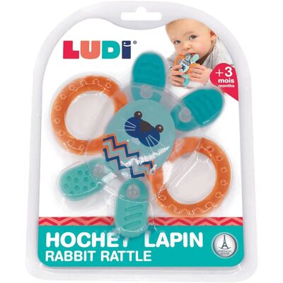 Hochet Lapin - Ludi - Publicité Hochet Lapin - Ludi - Publicité