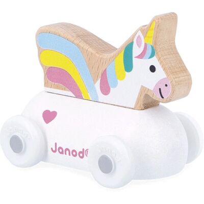 Voiture licorne en bois Royaume enchanté Cross Roads - Janod - Publicité Voiture licorne en bois Royaume enchanté Cross Roads - Janod - Publicité
