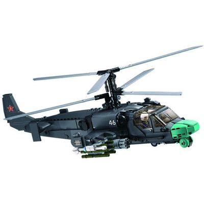 Hélicoptère d'attaque KA-52S 913 pcs - Sluban - Publicité Hélicoptère d'attaque KA-52S 913 pcs - Sluban - Publicité