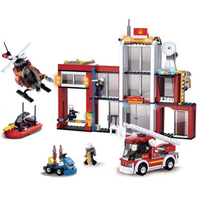 Caserne de pompiers Sluban - Construisez une station complète avec véhicules - Publicité Caserne de pompiers Sluban - Construisez une station complète avec véhicules - Publicité