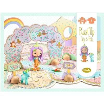 Puzzl'Up Lily 33 pcs Tinyly - Djeco - Publicité Puzzl'Up Lily 33 pcs Tinyly - Djeco - Publicité