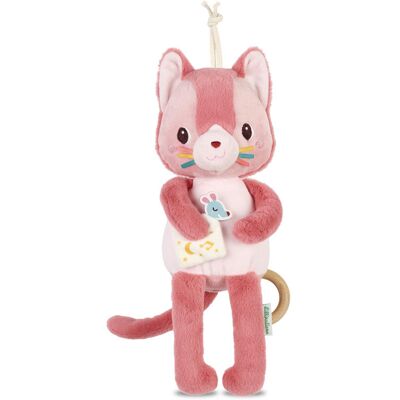 Peluche musicale phosphorescente Jeanne le chat - Lilliputiens - Publicité Peluche musicale phosphorescente Jeanne le chat - Lilliputiens - Publicité