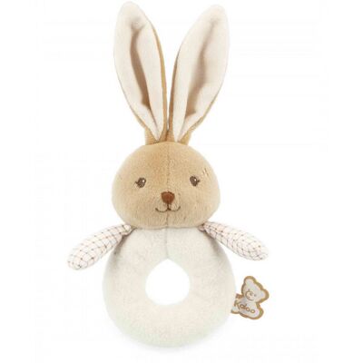 Mon Doudou Hochet Lapin crème - Kaloo - Publicité Mon Doudou Hochet Lapin crème - Kaloo - Publicité