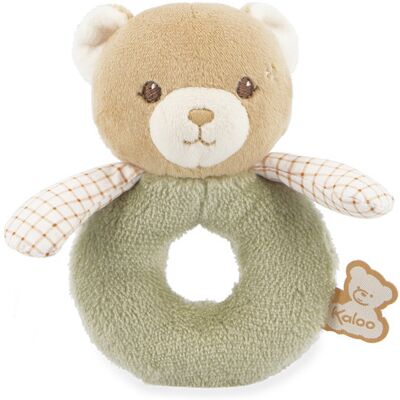 Mon Doudou Hochet Ours vert - Kaloo - Publicité Mon Doudou Hochet Ours vert - Kaloo - Publicité