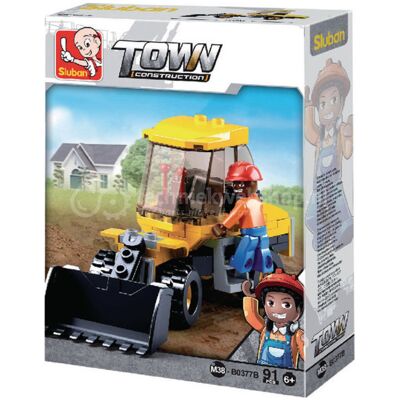 Town Construction : Petit chariot élévateur 91 pcs - Sluban - Publicité Town Construction : Petit chariot élévateur 91 pcs - Sluban - Publicité