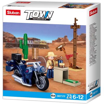 Town Motorcycle : Roadtrip 73 pcs - Sluban - Publicité Town Motorcycle : Roadtrip 73 pcs - Sluban - Publicité