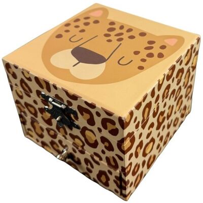 Trousselier Boite à Musique Cube Leopard - Publicité Trousselier Boite à Musique Cube Leopard - Publicité