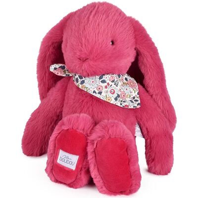 Peluche lapin rose fuchsia Lapin Fleurette 35 cm - Doudou et compagnie - Publicité Peluche lapin rose fuchsia Lapin Fleurette 35 cm - Doudou et compagnie - Publicité