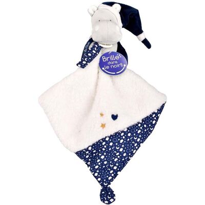 Baby Nat' Pantin Hippo avec Doudou " Je brille dans la nuit " 17 cm - Baby Nat - Publicité Baby Nat' Pantin Hippo avec Doudou " Je brille dans la nuit " 17 cm - Baby Nat - Publicité