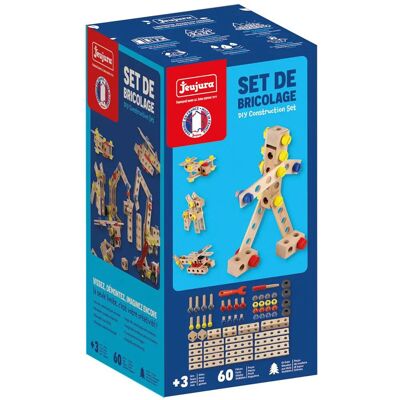 Set de bricolage 60 pcs en bois - Jeujura - Publicité Set de bricolage 60 pcs en bois - Jeujura - Publicité
