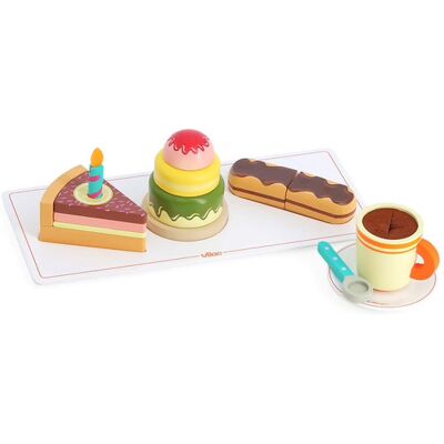 Jeu d'imitation Le Café Gourmand en bois - Vilac - Publicité Jeu d'imitation Le Café Gourmand en bois - Vilac - Publicité
