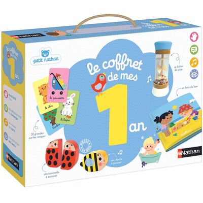 Le Coffret de mes 1 an - Nathan - Publicité Le Coffret de mes 1 an - Nathan - Publicité