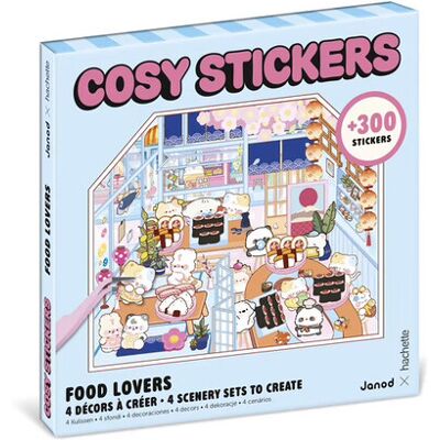 Cosy Stickers : Food Lovers - Janod - Publicité Cosy Stickers : Food Lovers - Janod - Publicité