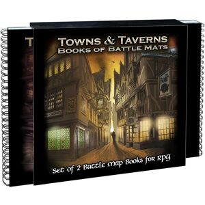Loke Battle Mats Livre plateau de jeu : Book of Battle Mats - Towns and Taverns Edition (60x60cm) - Publicité Loke Battle Mats Livre plateau de jeu : Book of Battle Mats - Towns and Taverns Edition (60x60cm) - Publicité