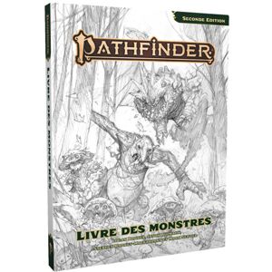 Black Book Editions Pathfinder 2 - Livre des Monstres croquis - Publicité Black Book Editions Pathfinder 2 - Livre des Monstres croquis - Publicité