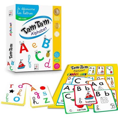 AB ludis Editions Tam Tam Coffret Alphabet - Publicité AB ludis Editions Tam Tam Coffret Alphabet - Publicité