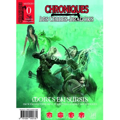 JDR Editions Chroniques Des Terres Dragons - N° 0 Morts en Sursis - Publicité JDR Editions Chroniques Des Terres Dragons - N° 0 Morts en Sursis - Publicité