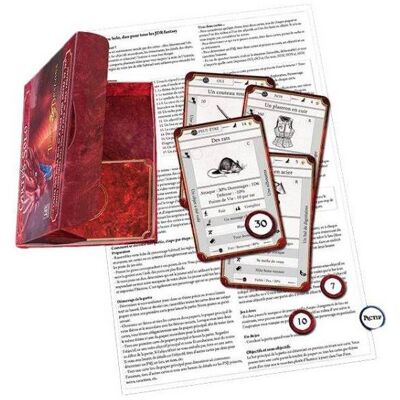 JDR Editions Deck de 110 cartes Terres-Dragons JDR - Publicité JDR Editions Deck de 110 cartes Terres-Dragons JDR - Publicité