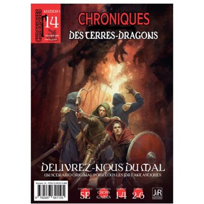 JDR Editions CHRONIQUES DES TERRES DRAGONS - N°14 - Délivrez-nous du mal - Publicité JDR Editions CHRONIQUES DES TERRES DRAGONS - N°14 - Délivrez-nous du mal - Publicité