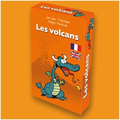 La Petite Boite Edition Jeu des 7 familles Les volcans - Publicité La Petite Boite Edition Jeu des 7 familles Les volcans - Publicité