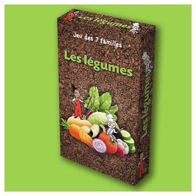 La Petite Boite Edition Jeu des 7 familles Les légumes - Publicité La Petite Boite Edition Jeu des 7 familles Les légumes - Publicité