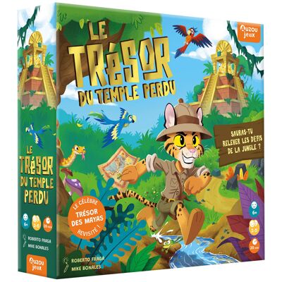 Le trésor du temple perdu - Auzou - Publicité Le trésor du temple perdu - Auzou - Publicité