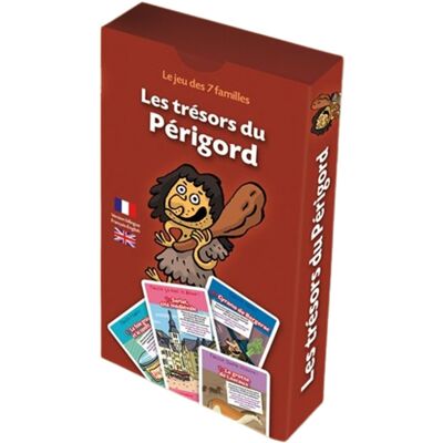 La Petite Boite Edition Jeu des 7 familles Les Trésors du Périgord - Publicité La Petite Boite Edition Jeu des 7 familles Les Trésors du Périgord - Publicité