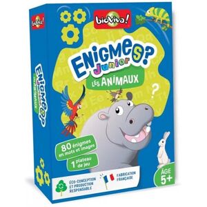 Bioviva Enigmes Junior - Animaux - Jeu éducatif - Publicité Bioviva Enigmes Junior - Animaux - Jeu éducatif - Publicité