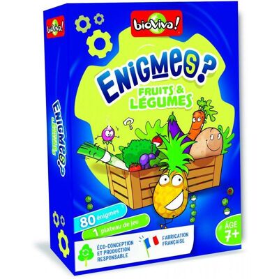 Bioviva Editions Énigmes - Fruits et Légumes - Publicité Bioviva Editions Énigmes - Fruits et Légumes - Publicité