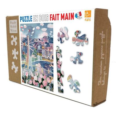 Puzzle en bois Michele Wilson - 24 pièces Raoul Dufy Paris au Printemps - Publicité Puzzle en bois Michele Wilson - 24 pièces Raoul Dufy Paris au Printemps - Publicité