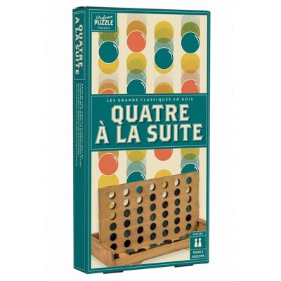 Professor Puzzle 4 à la suite 25cm - Bois vintage - Publicité Professor Puzzle 4 à la suite 25cm - Bois vintage - Publicité