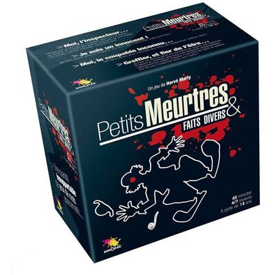 Asmodee Petits meurtres et faits Divers - Publicité Asmodee Petits meurtres et faits Divers - Publicité