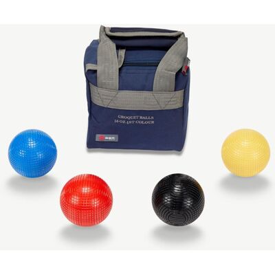 Uber Games Pack de 4 boules de croquet de 450g - couleurs primaires - Uber - Publicité Uber Games Pack de 4 boules de croquet de 450g - couleurs primaires - Uber - Publicité