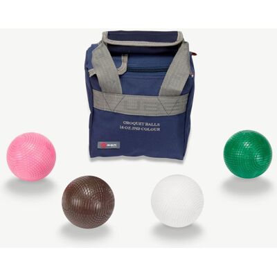 Uber Games Pack de 4 boules de croquet de 450g - couleurs secondaires - Uber - Publicité Uber Games Pack de 4 boules de croquet de 450g - couleurs secondaires - Uber - Publicité
