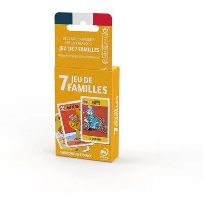 Jeu de Cartes 7 Familles - Ducale ecopack - Publicité Jeu de Cartes 7 Familles - Ducale ecopack - Publicité