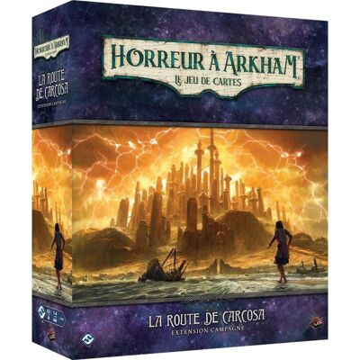 Fantasy Flight Games Horreur à Arkham Le jeu de cartes : La Route de Carcosa (Campagne) - Publicité Fantasy Flight Games Horreur à Arkham Le jeu de cartes : La Route de Carcosa (Campagne) - Publicité