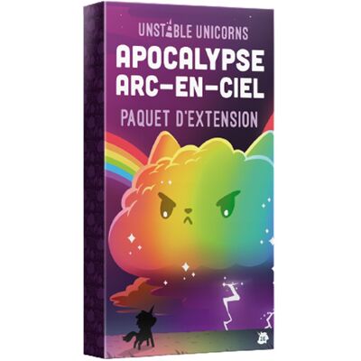 TeeTurtle Unstable Unicorns Apocalypse Arc-en-ciel - Jeu de société - Publicité TeeTurtle Unstable Unicorns Apocalypse Arc-en-ciel - Jeu de société - Publicité