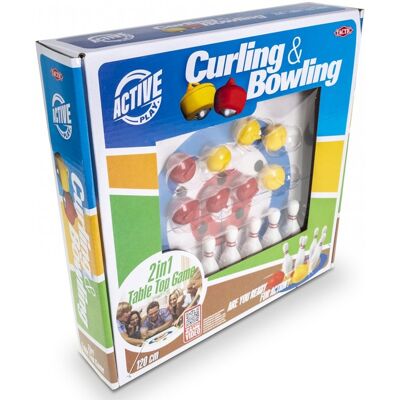 Curling bowling Table Sport - Tactic - Publicité Curling bowling Table Sport - Tactic - Publicité