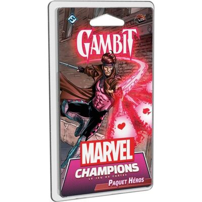Fantasy Flight Games Extension Marvel Champions : Gambit - Publicité Fantasy Flight Games Extension Marvel Champions : Gambit - Publicité