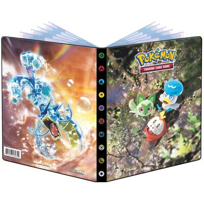 Ultra.PRO Portfolio A5 Ecarlate et Violet EV01 80 cartes - Pokémon - Publicité Ultra.PRO Portfolio A5 Ecarlate et Violet EV01 80 cartes - Pokémon - Publicité