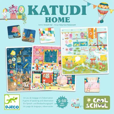 Djeco Katudi Home - Jeu Éducatif pour 5-10 ans - Publicité Djeco Katudi Home - Jeu Éducatif pour 5-10 ans - Publicité