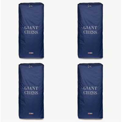 Uber Games Lot de 4 Sacs de rangement - échecs géants 60cm - Publicité Uber Games Lot de 4 Sacs de rangement - échecs géants 60cm - Publicité