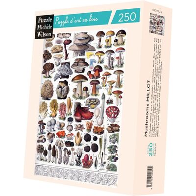 Puzzle bois 250 pcs Les champignons - Puzzle Michèle Wilson - Publicité Puzzle bois 250 pcs Les champignons - Puzzle Michèle Wilson - Publicité