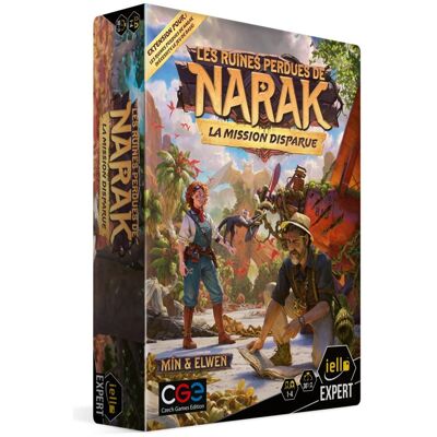 IELLO Ruines Perdues de Narak : Mission Disparue - Jeu de société - Publicité IELLO Ruines Perdues de Narak : Mission Disparue - Jeu de société - Publicité