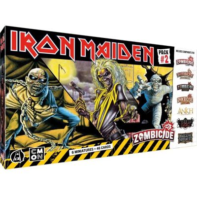 CMON Iron Maiden Pack - Série Zombicide - Publicité CMON Iron Maiden Pack - Série Zombicide - Publicité