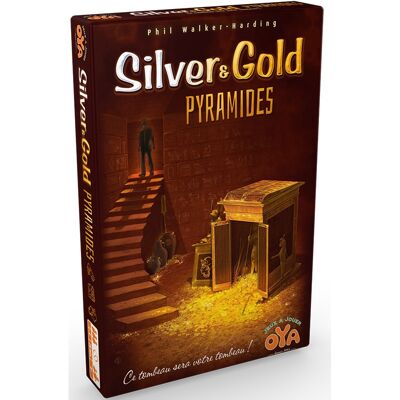 Oya Pyramides en Argent et Or - Jeu de Stratégie - Publicité Oya Pyramides en Argent et Or - Jeu de Stratégie - Publicité